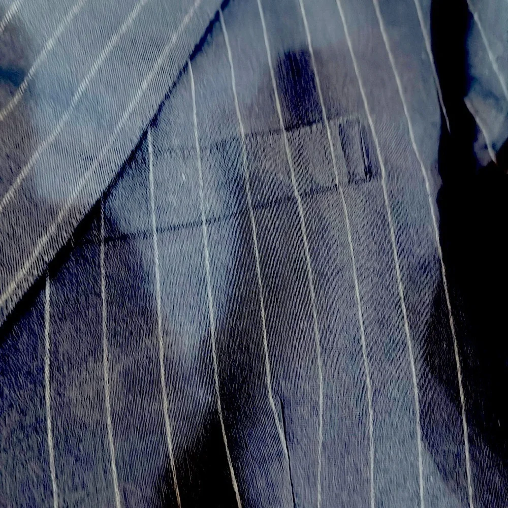 Blazer Brooks Brothers Navy Blue‎ pin-striped